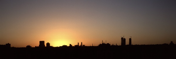 Amman Panorama Sonnenuntergang